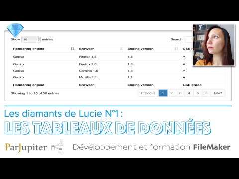 Diamant de Lucie n°1 : DataTables dans FileMaker